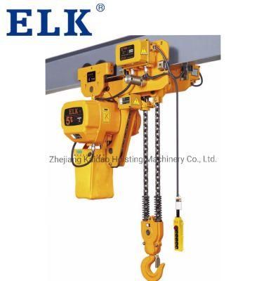 Industrial Monorail Dual Speed Ultra-Low Headroom Chain Hoist