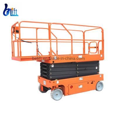 6m-14m Hydraulic Aerial Construction Work Electric Scissor Lift for Sale