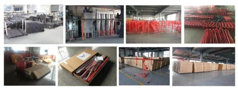 16" 68kgs Drywall Installation Tool Plaster Board Panel Ceiling Hoist Crane Lift Drywall Panel Hoist Lift