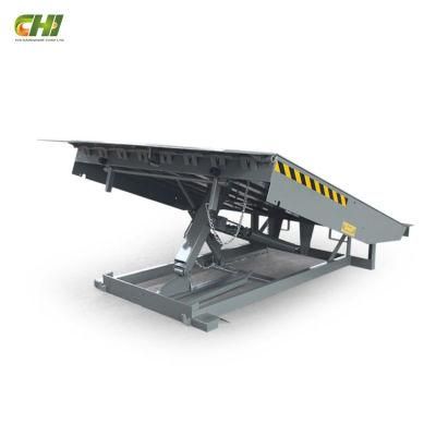 Automatic Container Unloading Loading Equipment Vertical Storing 10 Ton Vertical Dock Leveler Fixed 6 Ton Dock Leveller