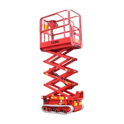 Ltmg Scissor Lifter 4m 6m 200kg 230kg 450kg Crawler Small Narrow Aisle Mover Scissor Lifting Table Workling Platform in Warehouse