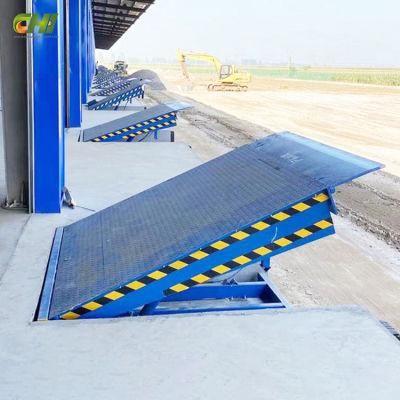 Powerpack Industrial Fixed Unloading Dock Leveler 12 Tons Installation Platform Dock Leveler Power Pack for Forklift