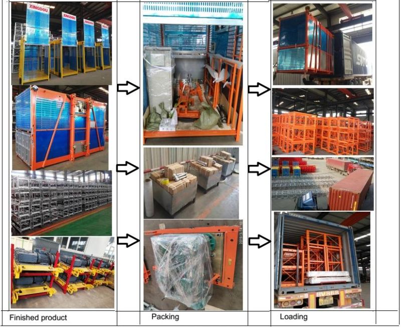 Construction Materials Lift Platform Rack Platform for Builders