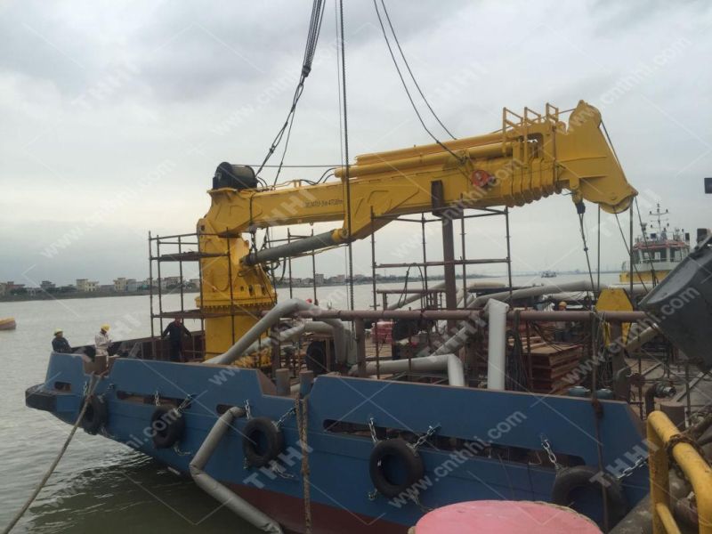 ABS/CCS Certified Knuckle Boom Marine Crane for Finsing Commercial Navy Ship