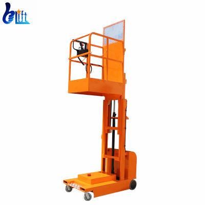 Low Level Access Self Propelled Electric Platform Forklift Goods Order Picker Lift