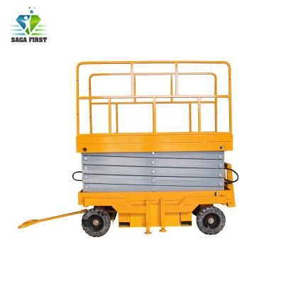 4m to 18m Manual Moving Trailed Electric Mobile Scissor Lift