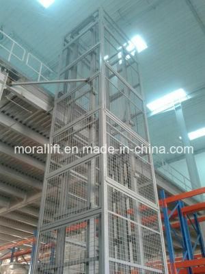 Hydraulic Goods Lift with Chain