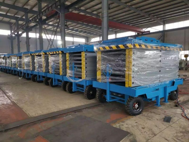 6m 8m 10m 12m Hydraulic Operator Self Control Battery Scissor Lift Factory