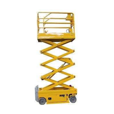 10m 12m Warehouse Electric Scissor Man Lift with CE