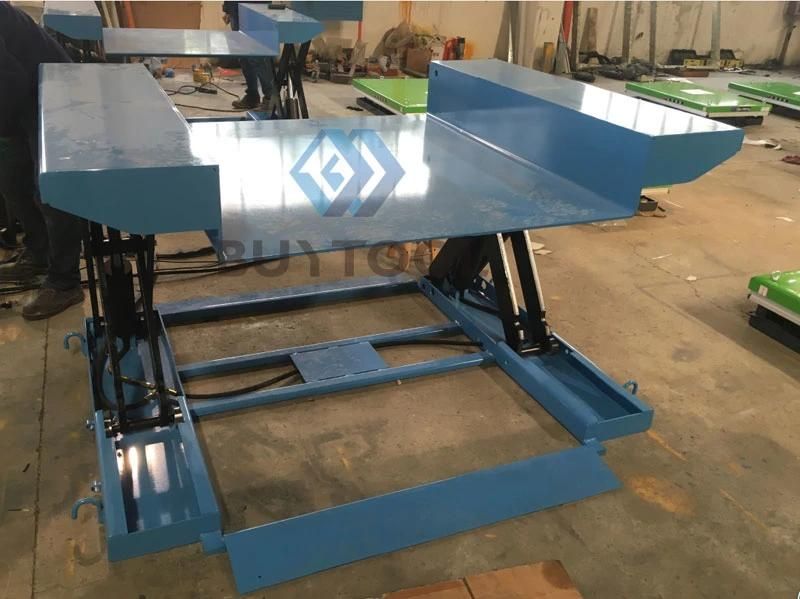 Low Profile Electric Stationary Scissor Lift Table Hx1000