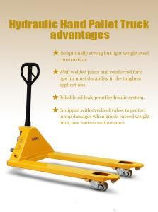 Adjustable Hand Pallet Jack Forklift
