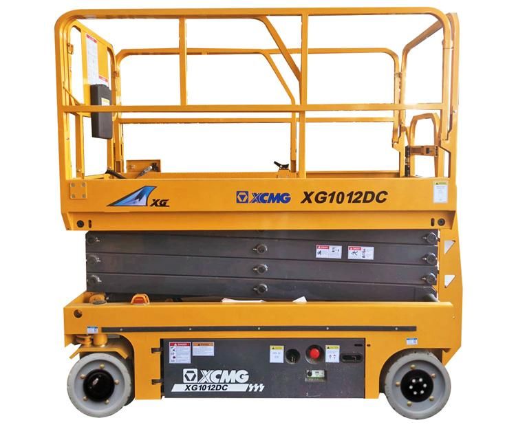 XCMG Manufacturer Smart Portable Lifting Equipment 10m Electric Scissor Lift Table Motorcycle