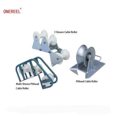 Three Sheave Cable Roller and Pithead Cable Roller