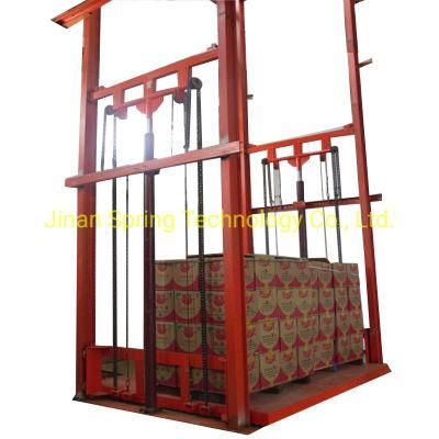 Leading-Rail Hydraulic Cargo Lift Platform