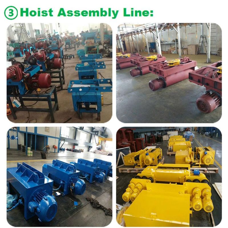 CD1 MD1 20ton Electric Wire Rope Hoist Electric Winch for Crane by Ce Certificate