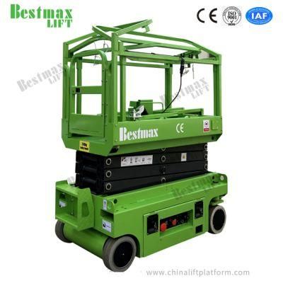 Mx390s Self Propelled Scissor Lift with Hydraulic Turning Wheels