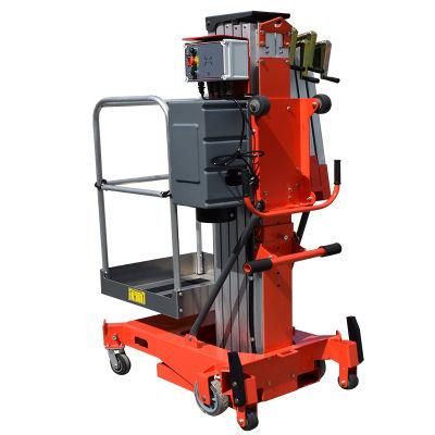 Small Scissor Hydraulic Drywall Concrete Air Conditioner Lifter Electric