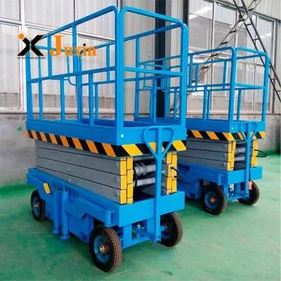 Good Quality Mobile Scissor Manlift Hydraulic Trailing Scissor Lift Platform