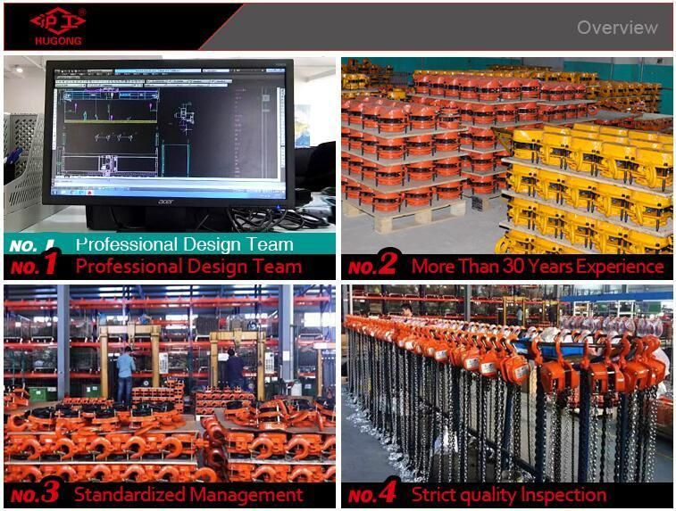 Style Hsz-CD Dual-Bearing Manual Hand Pully Chain Blcok Hoist