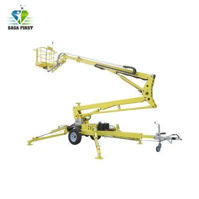 16m 18m Construction Towable Spider Lift Articulated Telescopic Boom Lift