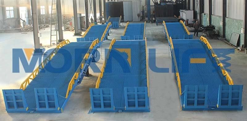 Heavy Duty Warehouse Mobile Yard Forklift Loading and Unloading Dock Ramp