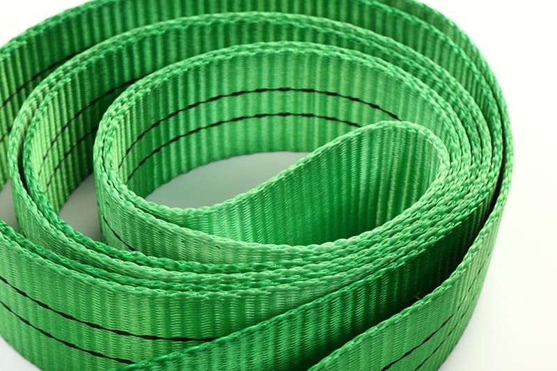 2t Eye-Eye Polyester Flat Woven Duplex Industrial Lifting Webbing Sling Belt