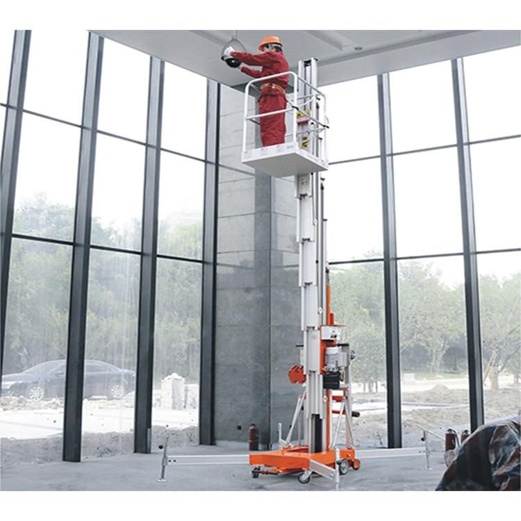 Dingli 8m Single Mast Aluminum Electric Vertical Lift Amwp8-1200