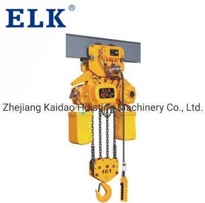 15ton Double Speed Electric Chain Hoist with Manual Trolley