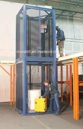 Hydraulic Vertical Lead Rail Lift Platform