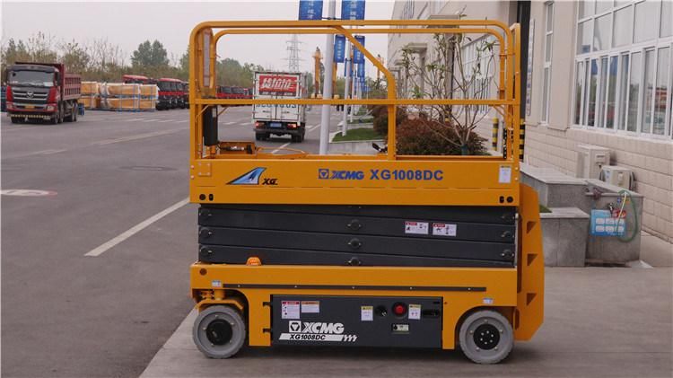 XCMG 10m Sale Electric Scissor Lift Mobile Lifting Platform