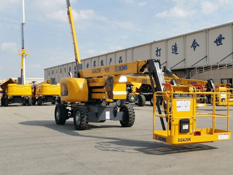 XCMG Official Manlift Lift Platform Xga20K 20m Small Mobile Hydraulic Trailer Boom Lifting Platform