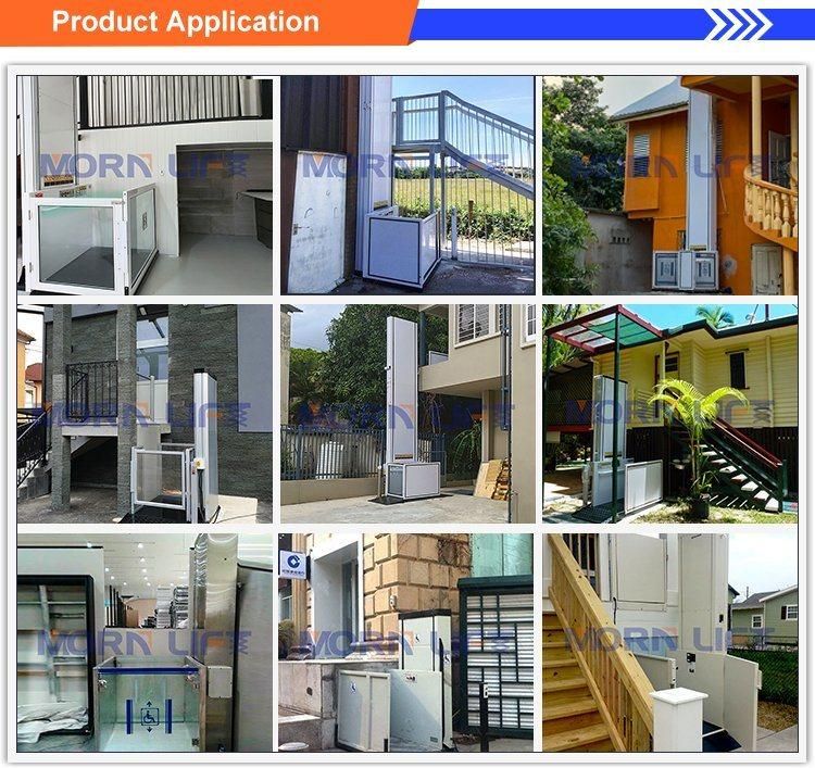 Outdoor Indoor Vertical Wheelchair Platform Lift for Disabled
