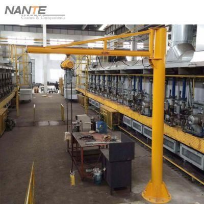 High Standard Free Standing Wall Pillar Rotary Arm Crane