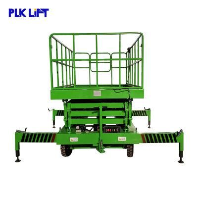 9m Electric Working Lift Hydraulic Scissor Lift Platform Man Lift