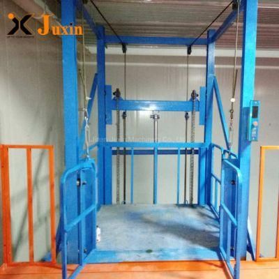 Electric Goods Lift Vertical Cargo Lift Platform Hydraulic Elevator