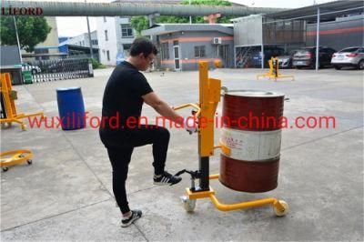 Manual Type Hydraulic Drum Lifting Truck 350kg Capacity Dt350A