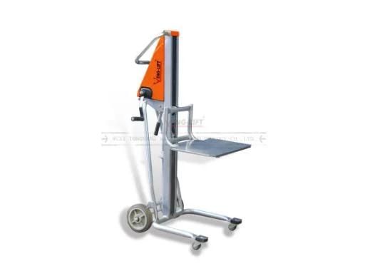 Robust Steel Platform for Hand Winch Stacker Lifting Height 1085mm