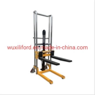 400kg Manual Hydraulic Jack Hand Pallet Stacker /Oil Drum Stacker Pj4120