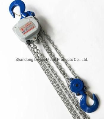 Construction Hoist of Lifting Crane Manual Hoist Hand Chain Hoist Manual Operated Chain Hoist 1.5 Ton 5 Ton 10 Ton