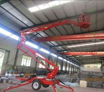4-14m Working Level Trailer Mounted Articulated Boom Lift