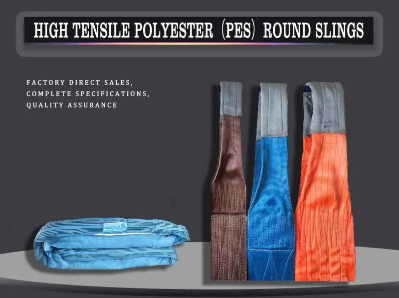 Wholesale Round Sling for Lifting Polyester Strap Webbing Straps