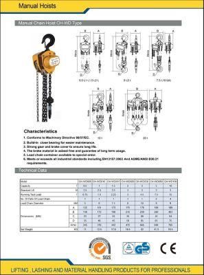 100kg Material Lifting Chain Hoist