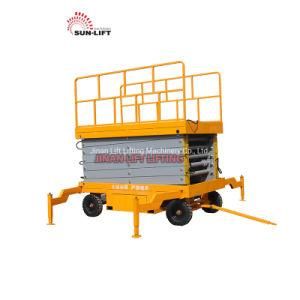 4-18m China Manufacturer Hydraulic Scissor Electric Aerial Work Platform with Cheap Price