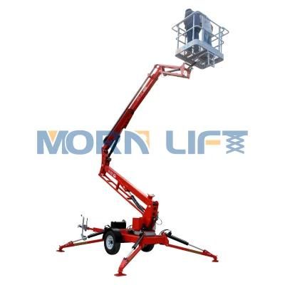 Hydraulic Trailing Articulated Boom Lift Cherry Picker for Sale