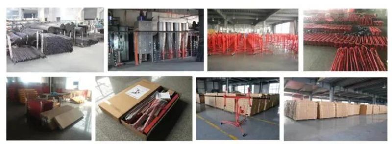 150lbs 68kgs Drywall Plasterboard Crane Hoisting Machine Board Lifting Tool 11′ Hand Lifter Hoist Drywall Panel Lift