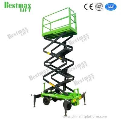 1000kg Load Mobile Aerial Work Platform with 6m Platform Height
