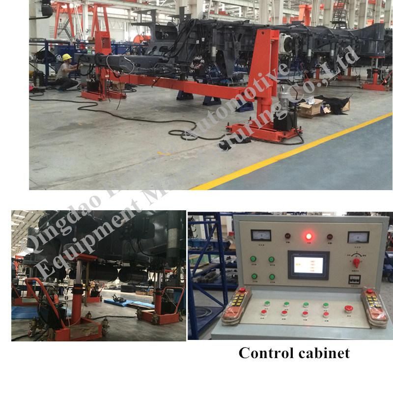 Jacking System for Large Tonnage Chassis Assembling