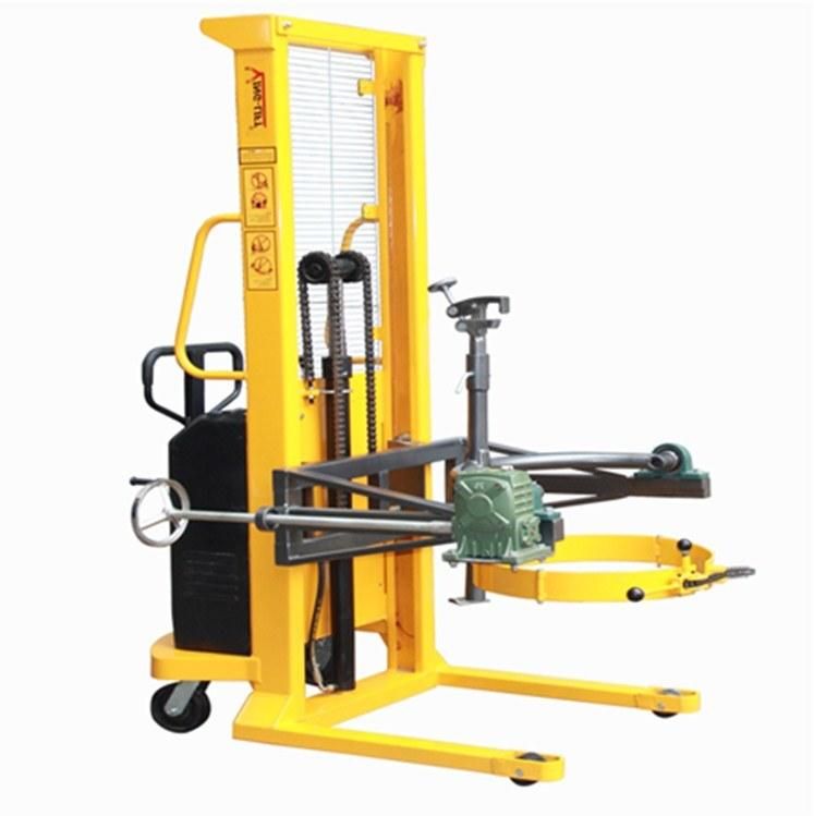 Electric Hydraulic Oil Drum Pallet Stacker Lifter with High Quality Barrel Stacker Yl520 Series