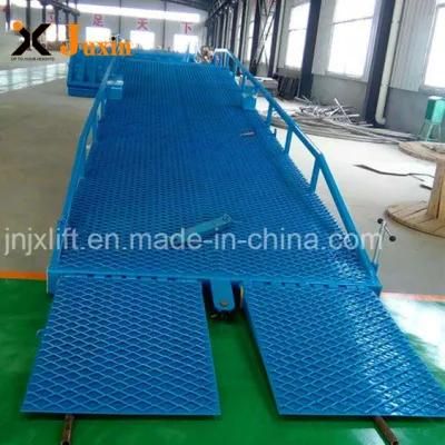 10t Hydraulic Dock Leveler Electric Container Truck Load Unload System Mobile Loading Ramp for Warehouse Port