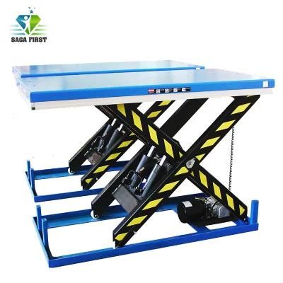 Hydraulic Scissor Lift Table Woodworking Machine